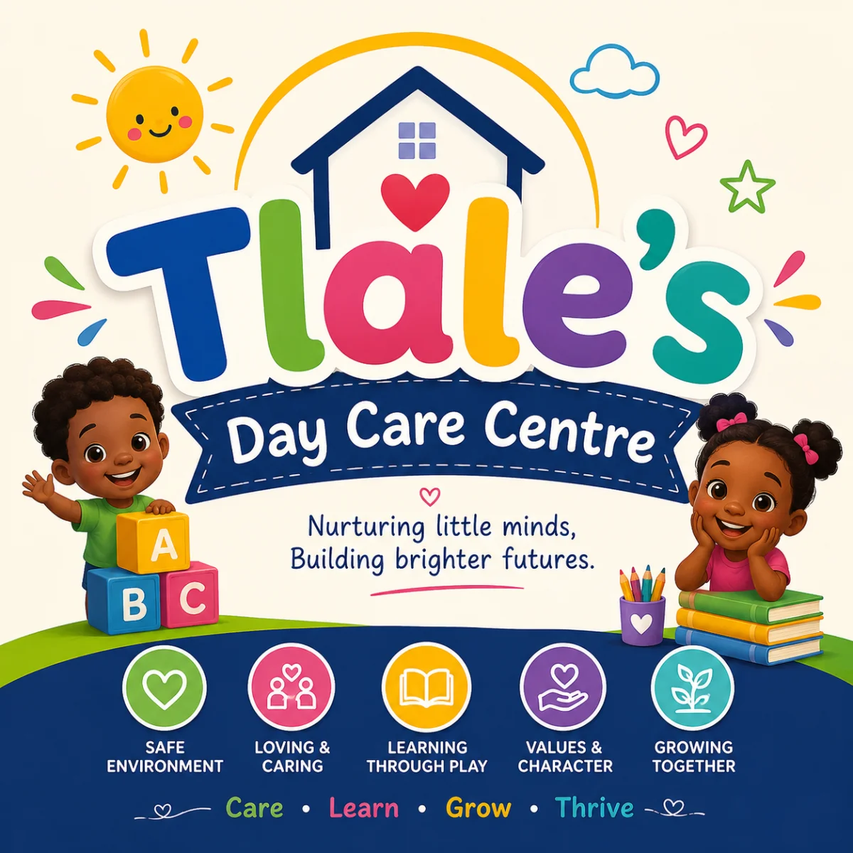 Inside Tlale's Day Care Center